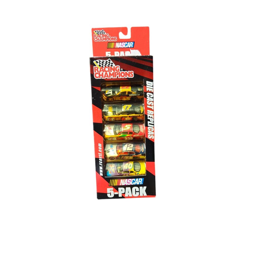 Racing Champions NASCAR 5-Pack Die-Cast Replicas – Item No. 76104 (New Sealed)